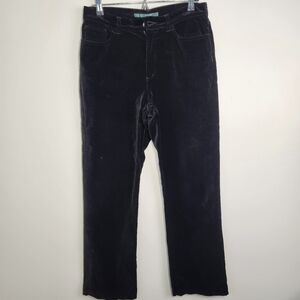 Lauren Ralph Lauren Black Velvet Pants  Size 8 Holidays Party